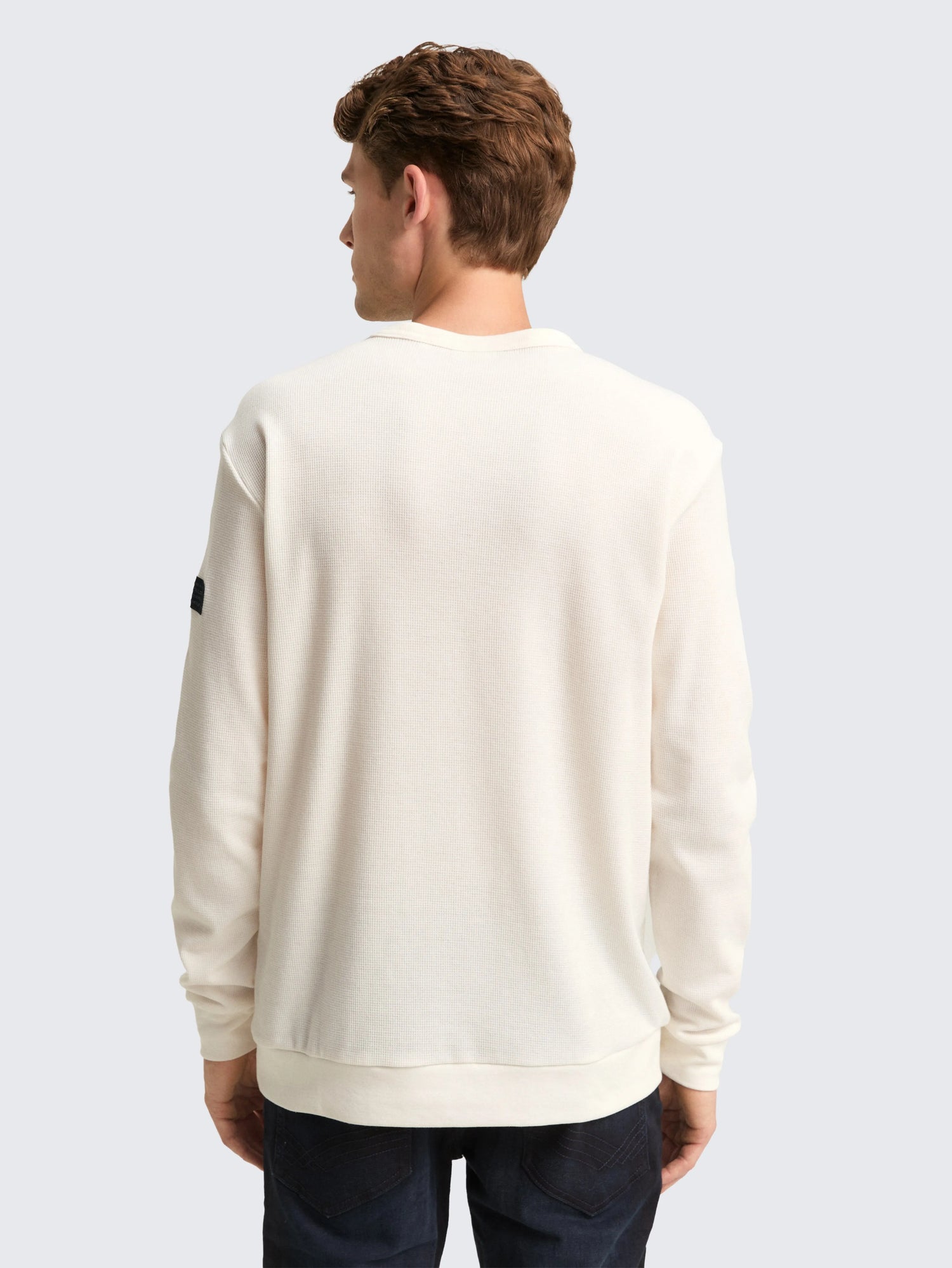 Tom Tailor_0_Long-Sleeved Shirt with Waffle Texture_1048612_10348_03