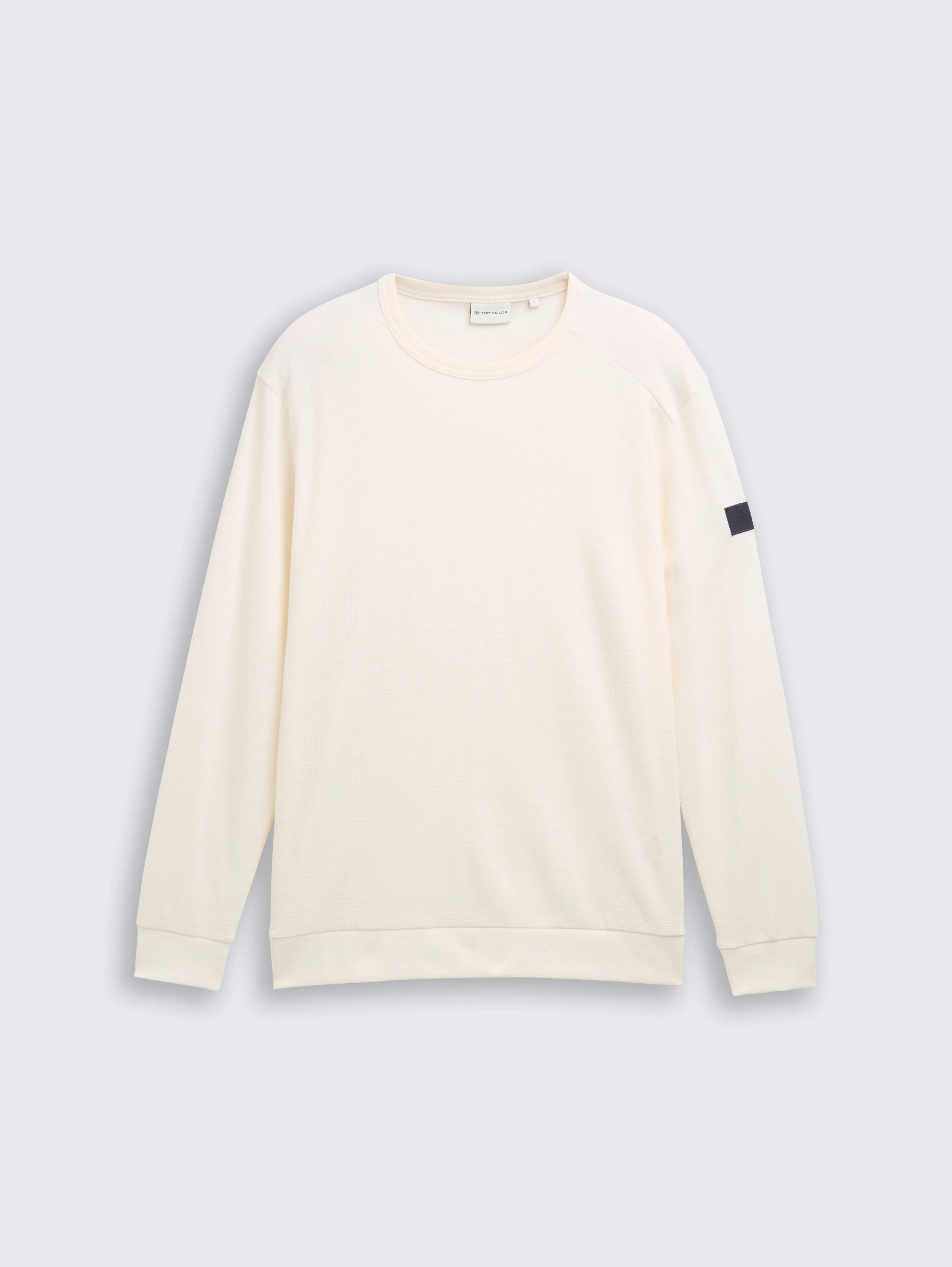 Tom Tailor_0_Long-Sleeved Shirt with Waffle Texture_1048612_10348_04