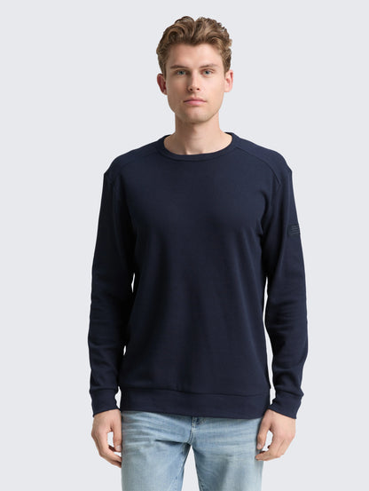 Tom Tailor_0_Long-Sleeved Shirt with Waffle Texture_1048612_10668_01