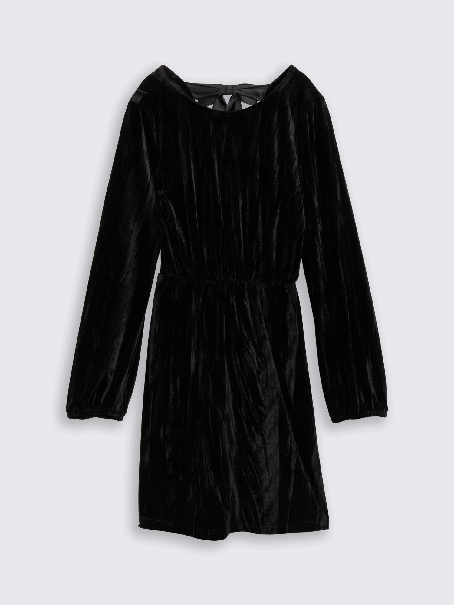 Tom Tailor_0_Mini Velvet Dress with Bow Detail_1048613_14482_04