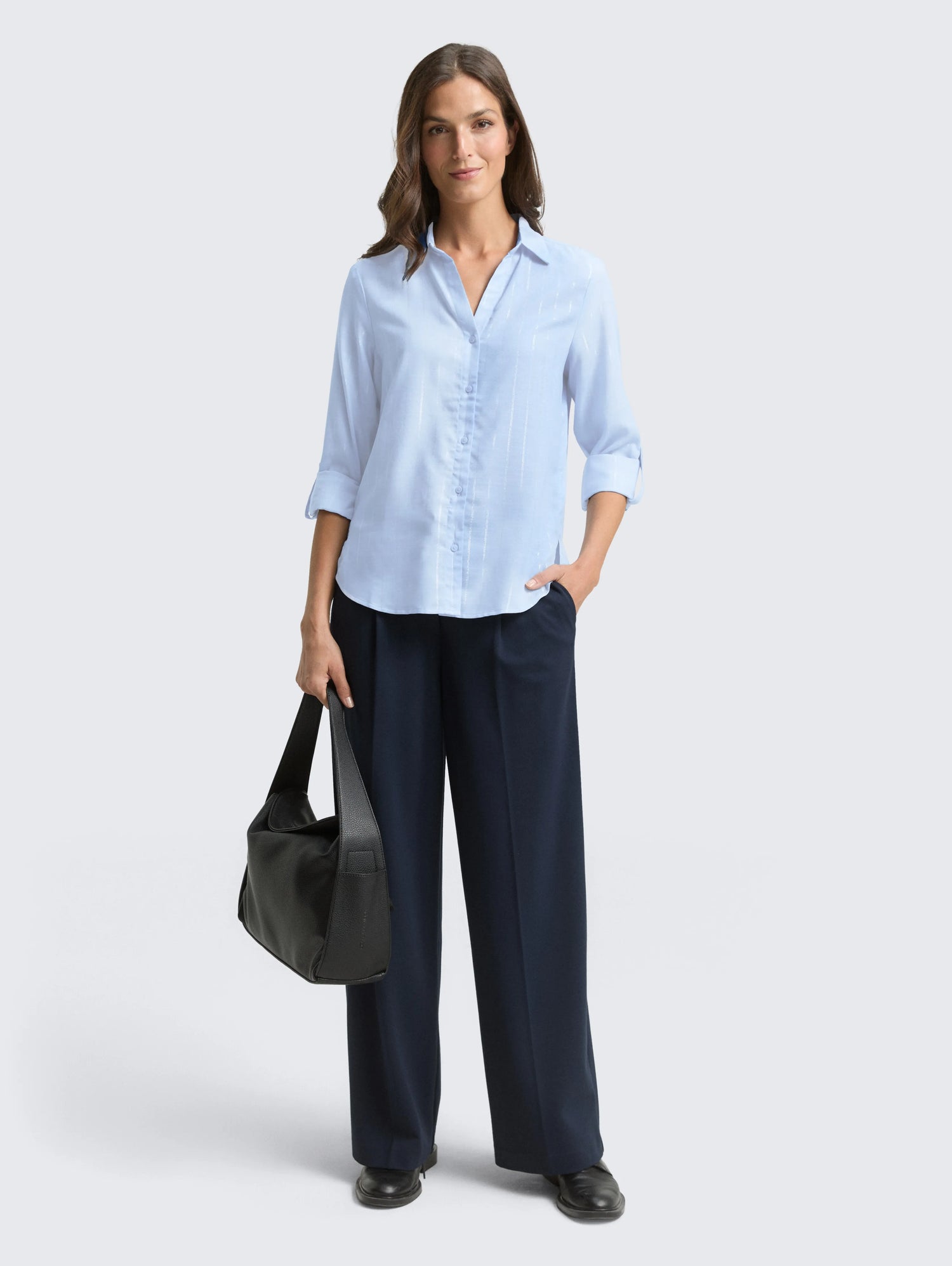 Tom Tailor_0_Blouse with Glitter-Effect Stripes_1048687_39188_02
