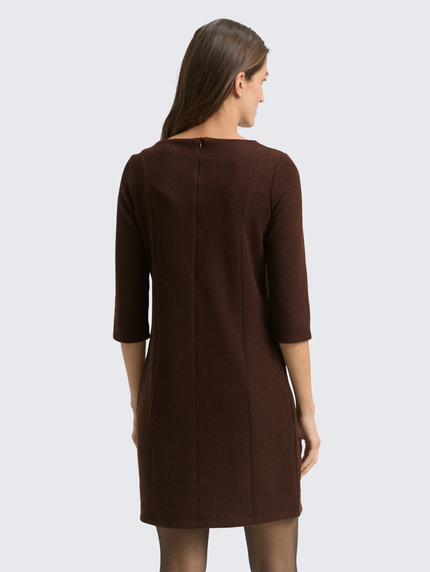 Tom Tailor_White_Cosy Dress with 3/4 Sleeves_1048782_39062_03