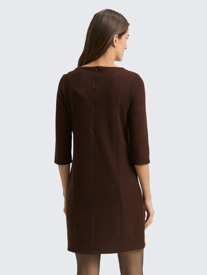 Tom Tailor_White_Cosy Dress with 3/4 Sleeves_1048782_39062_03