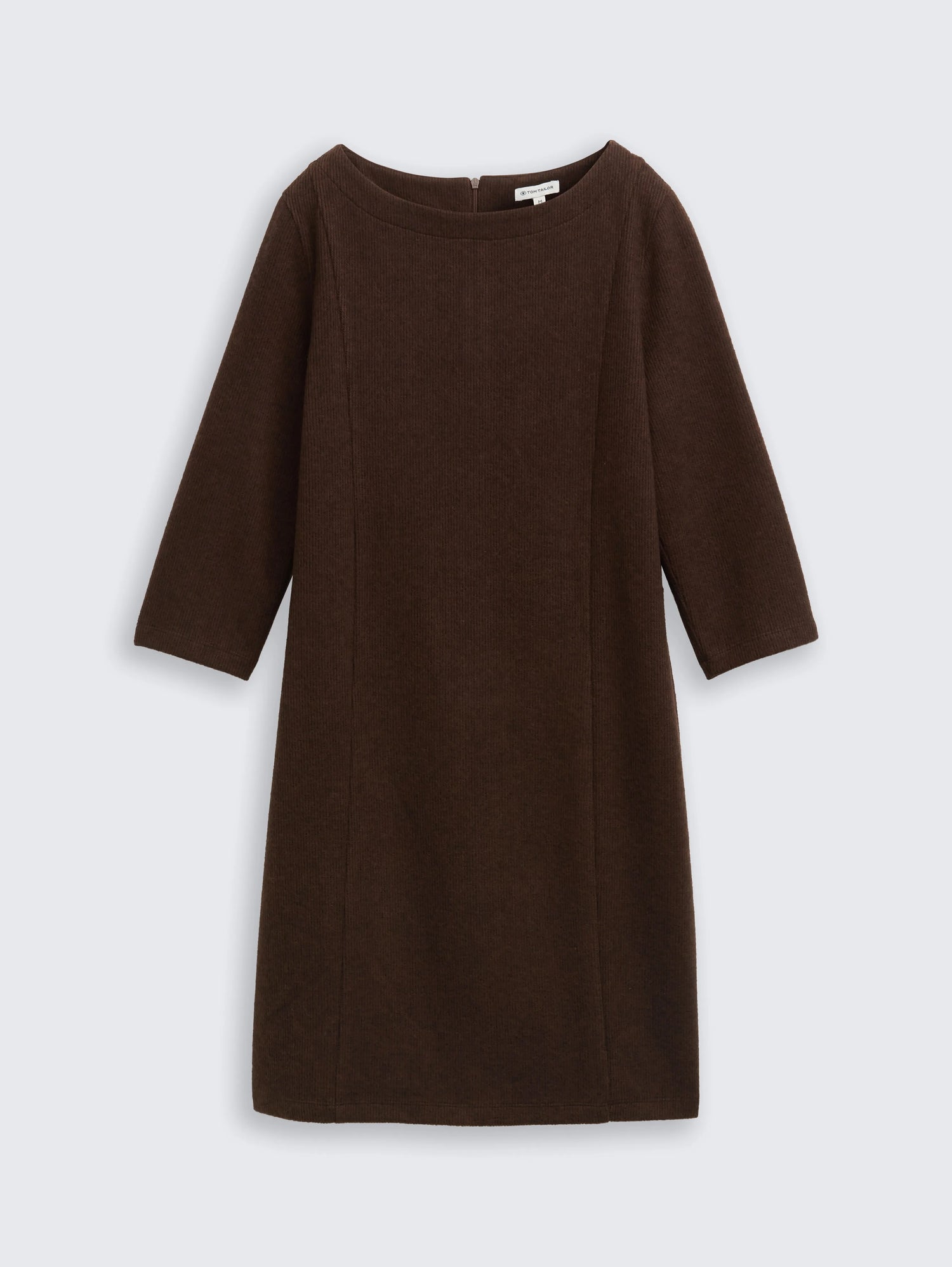 Tom Tailor_White_Cosy Dress with 3/4 Sleeves_1048782_39062_04