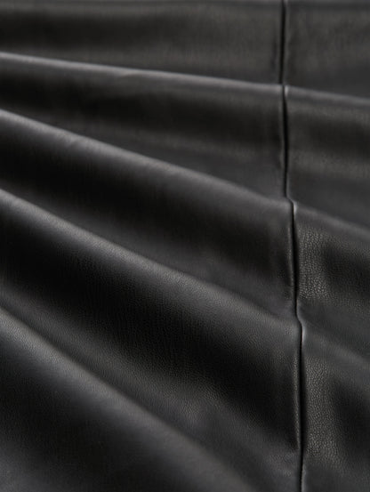 Tom Tailor_Gray_Culotte Trousers in Leather Look_1048846_14482_06