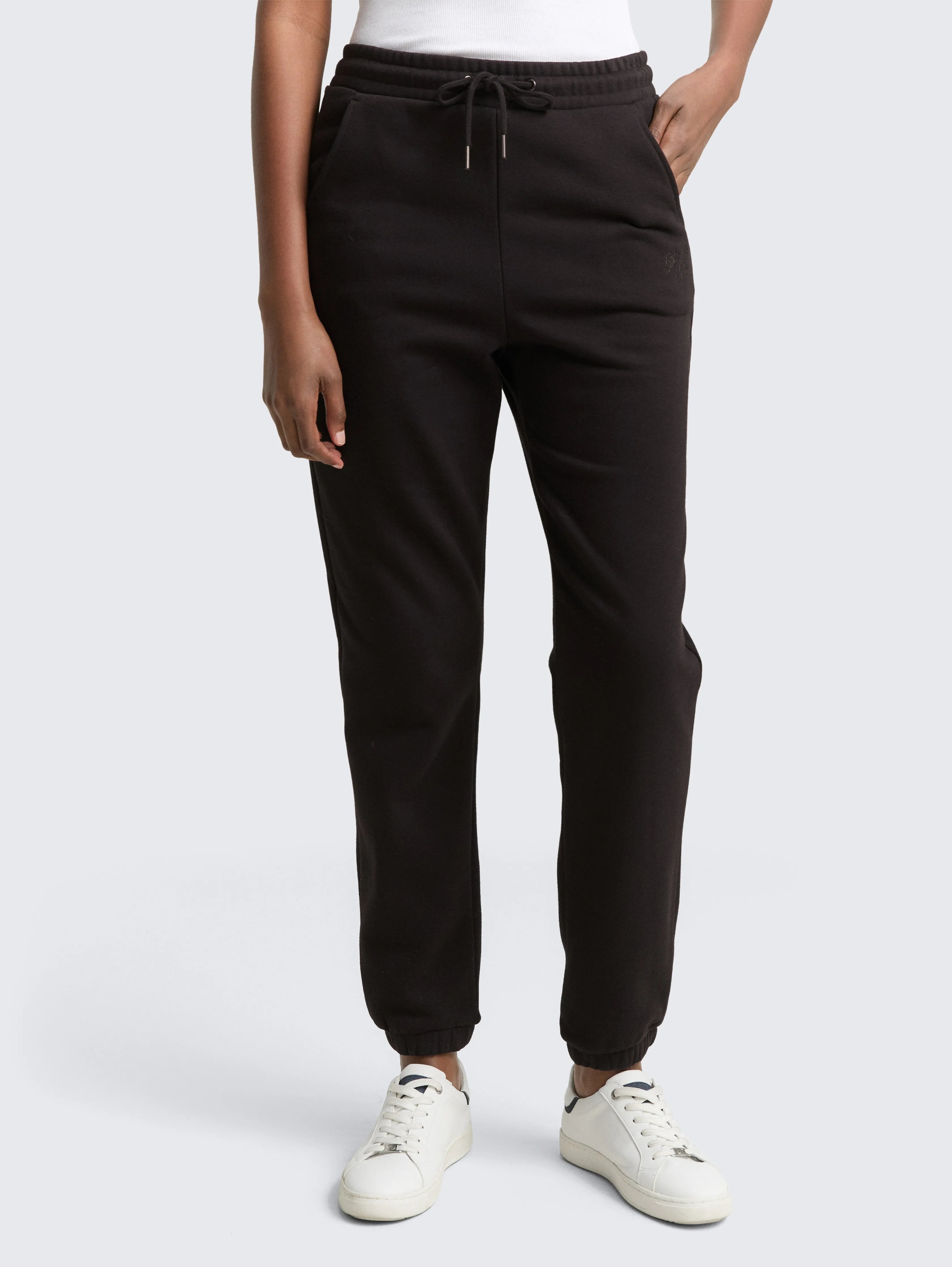 Tom Tailor_White_Jogging Trousers with Glitter Embroidery_1048880_14482_05