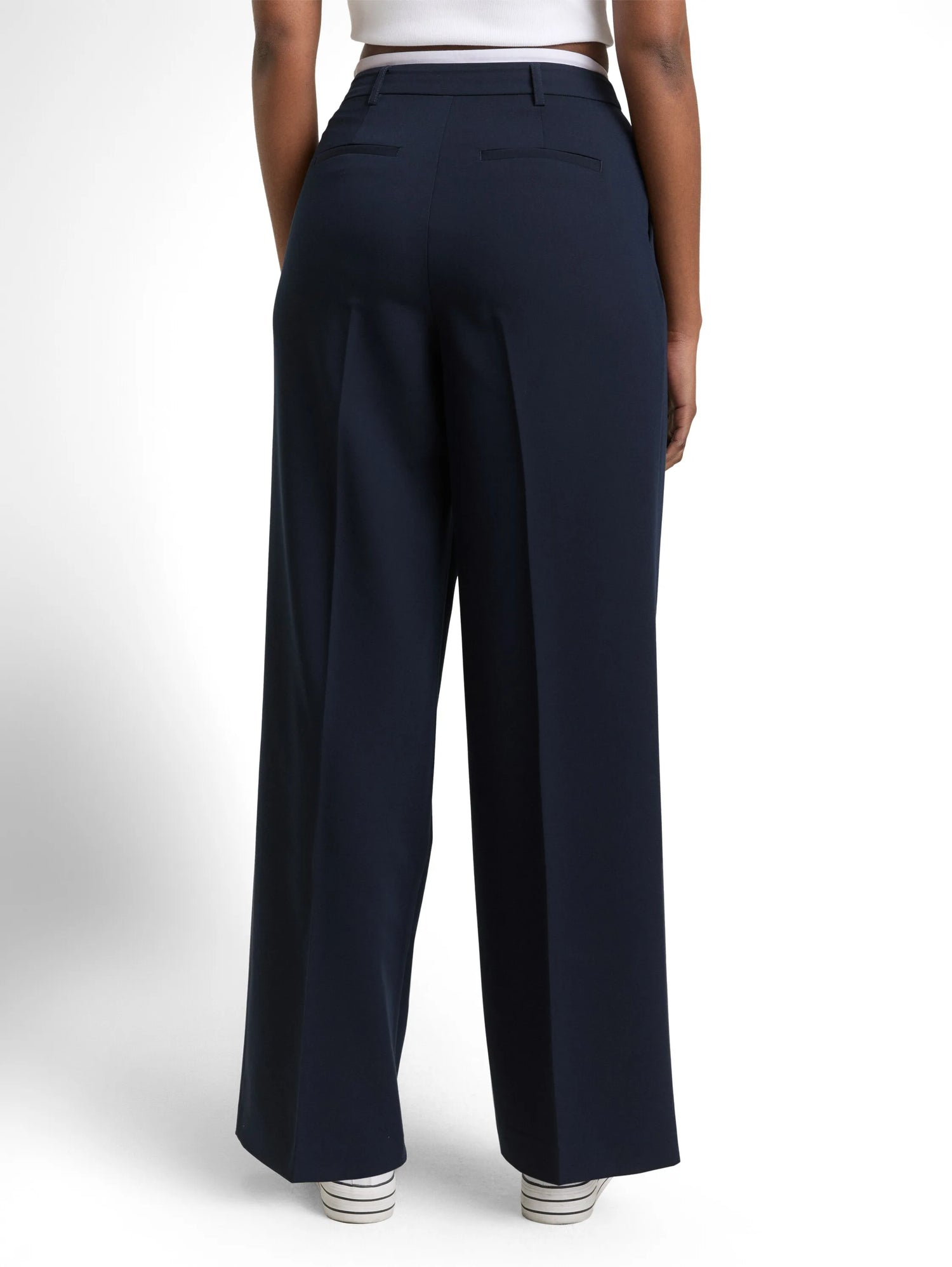 Denim Tom Tailor Sky Captain Blue Women Wide Leg Trousers in a 2-In-1 Look SKU: 1048881_10668 Image 02