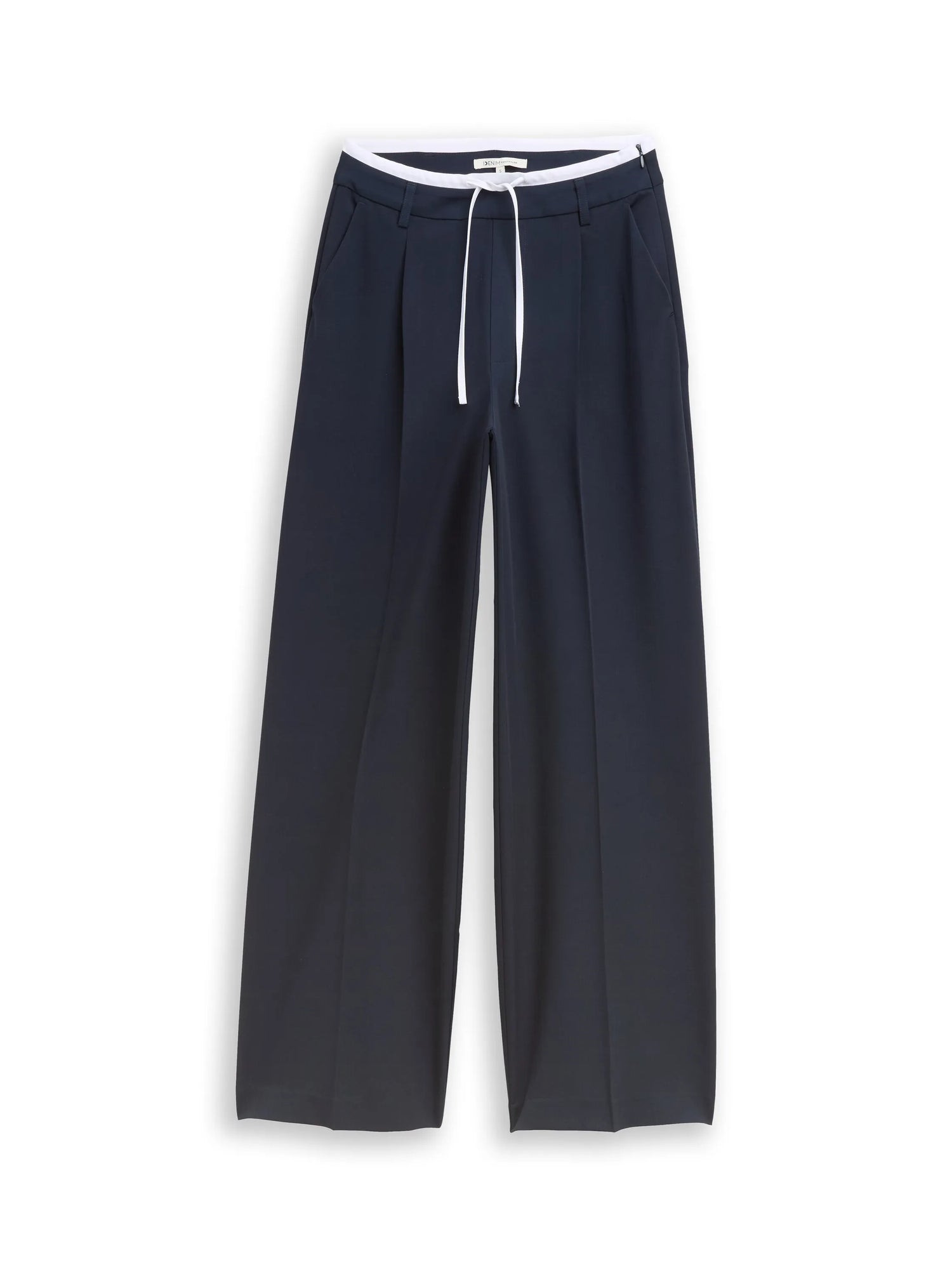 Denim Tom Tailor Sky Captain Blue Women Wide Leg Trousers in a 2-In-1 Look SKU: 1048881_10668 Image 06