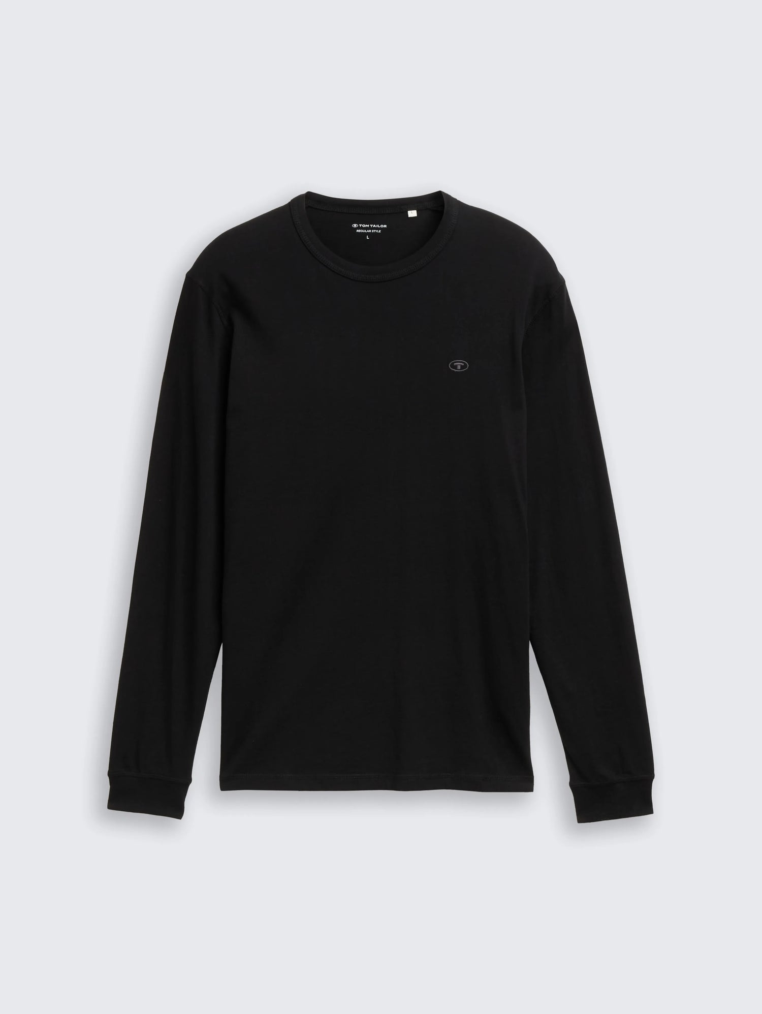 Tom Tailor_0_Basic Long-Sleeved Shirt Made of Cotton_1048902_29999_01