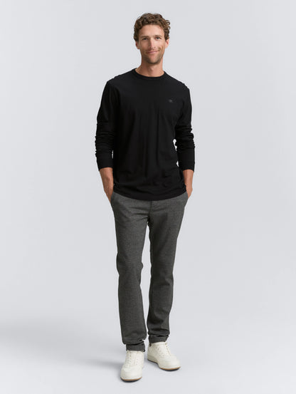 Tom Tailor_0_Basic Long-Sleeved Shirt Made of Cotton_1048902_29999_03