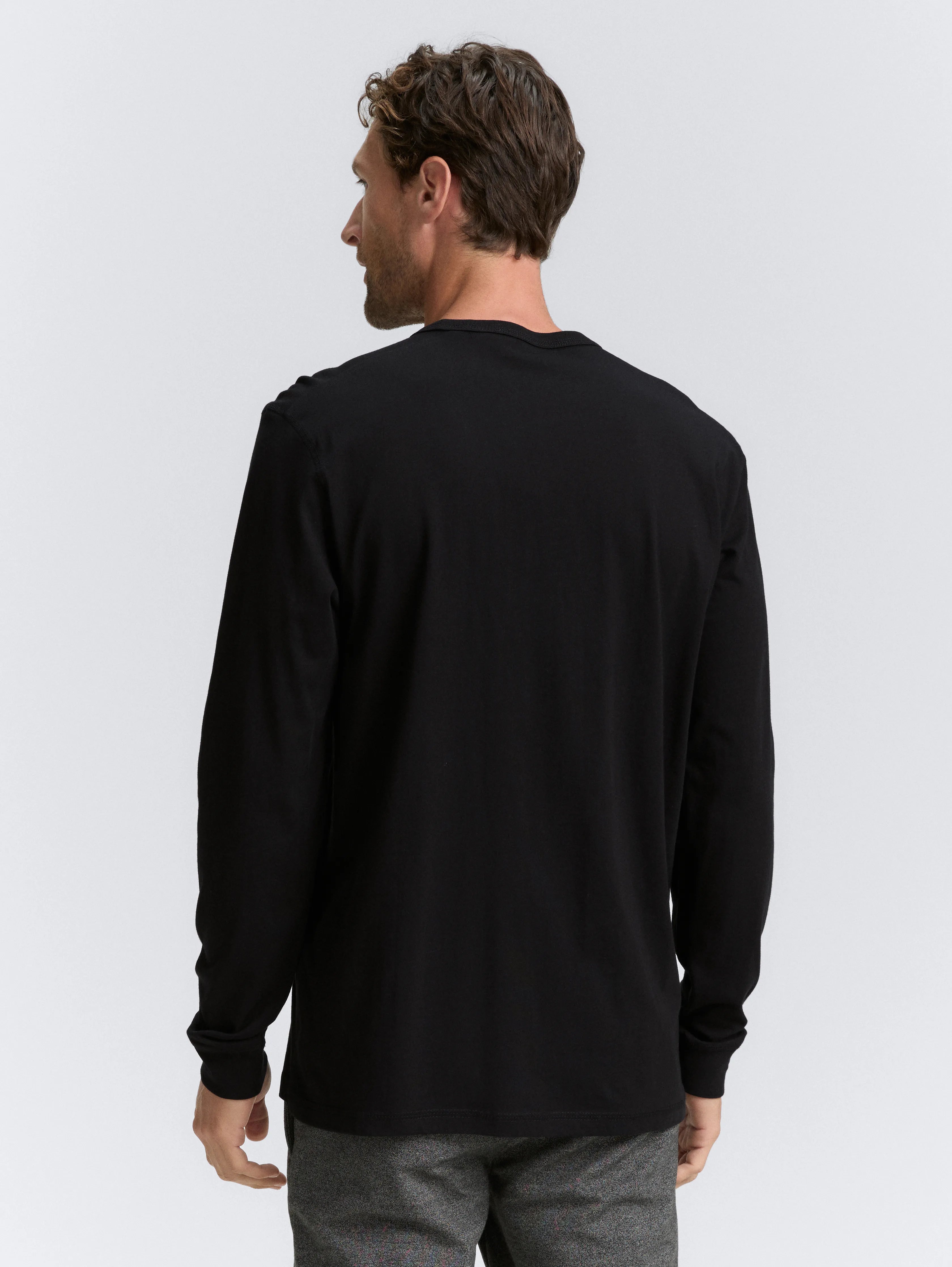Tom Tailor_0_Basic Long-Sleeved Shirt Made of Cotton_1048902_29999_04