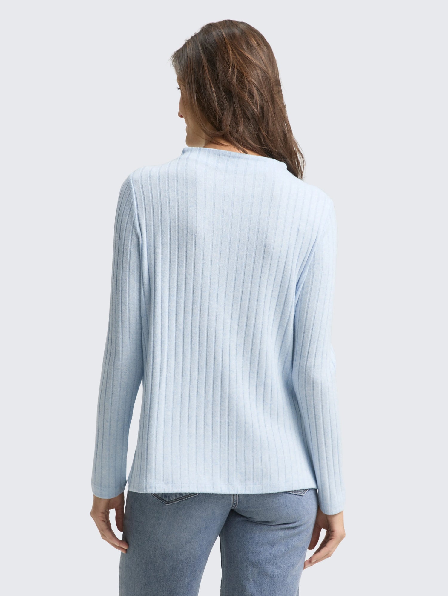 Tom Tailor_0_Cosy Long-Sleeved Shirt with Stand-Up Collar_1048934_34910_03