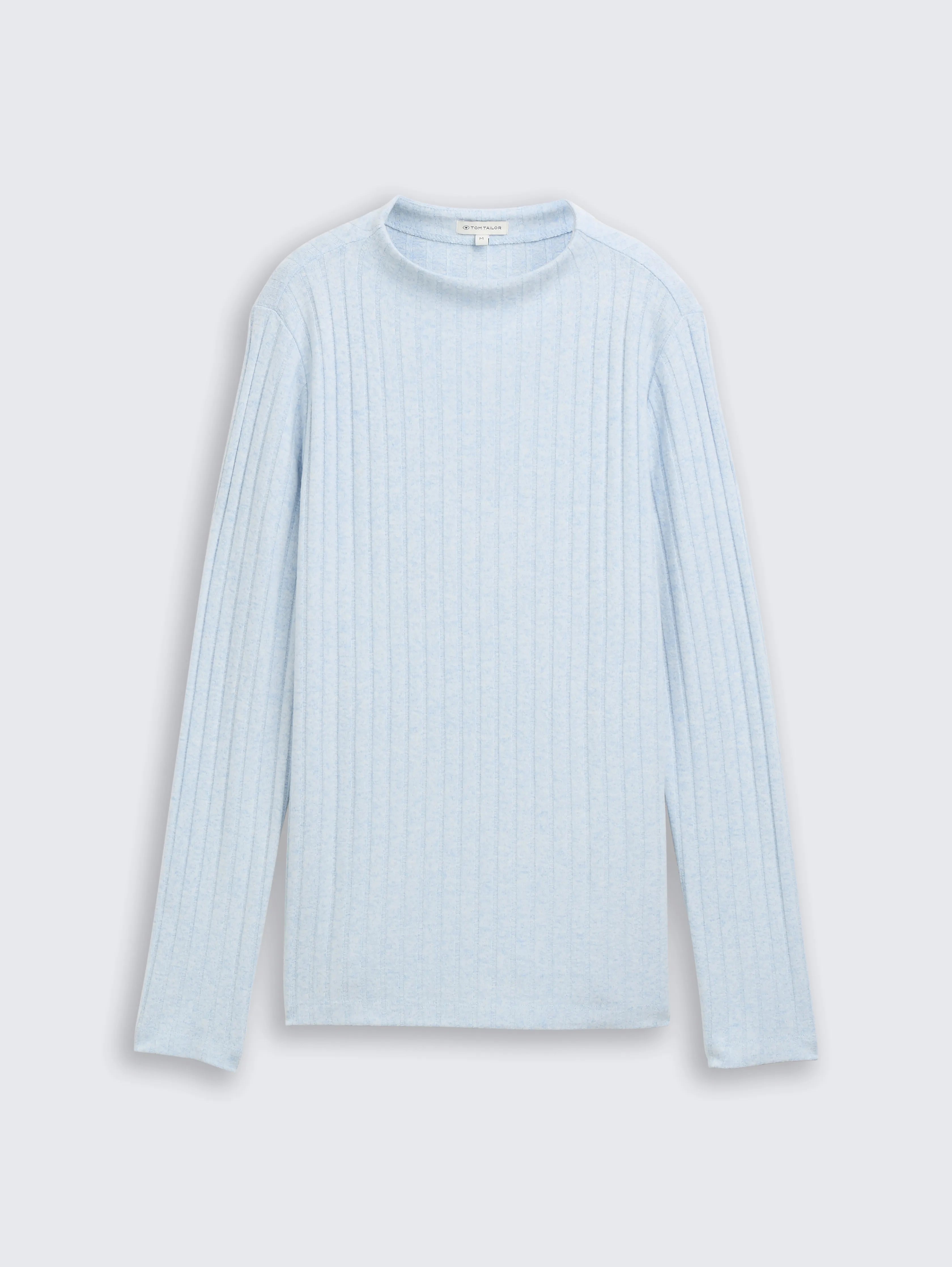 Tom Tailor_0_Cosy Long-Sleeved Shirt with Stand-Up Collar_1048934_34910_04
