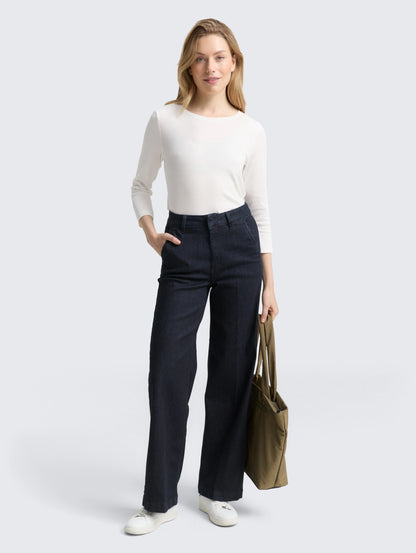 Tom Tailor_0_Slim Fit Long-Sleeved Shirt with Glitter Logo_1048941_10315_02