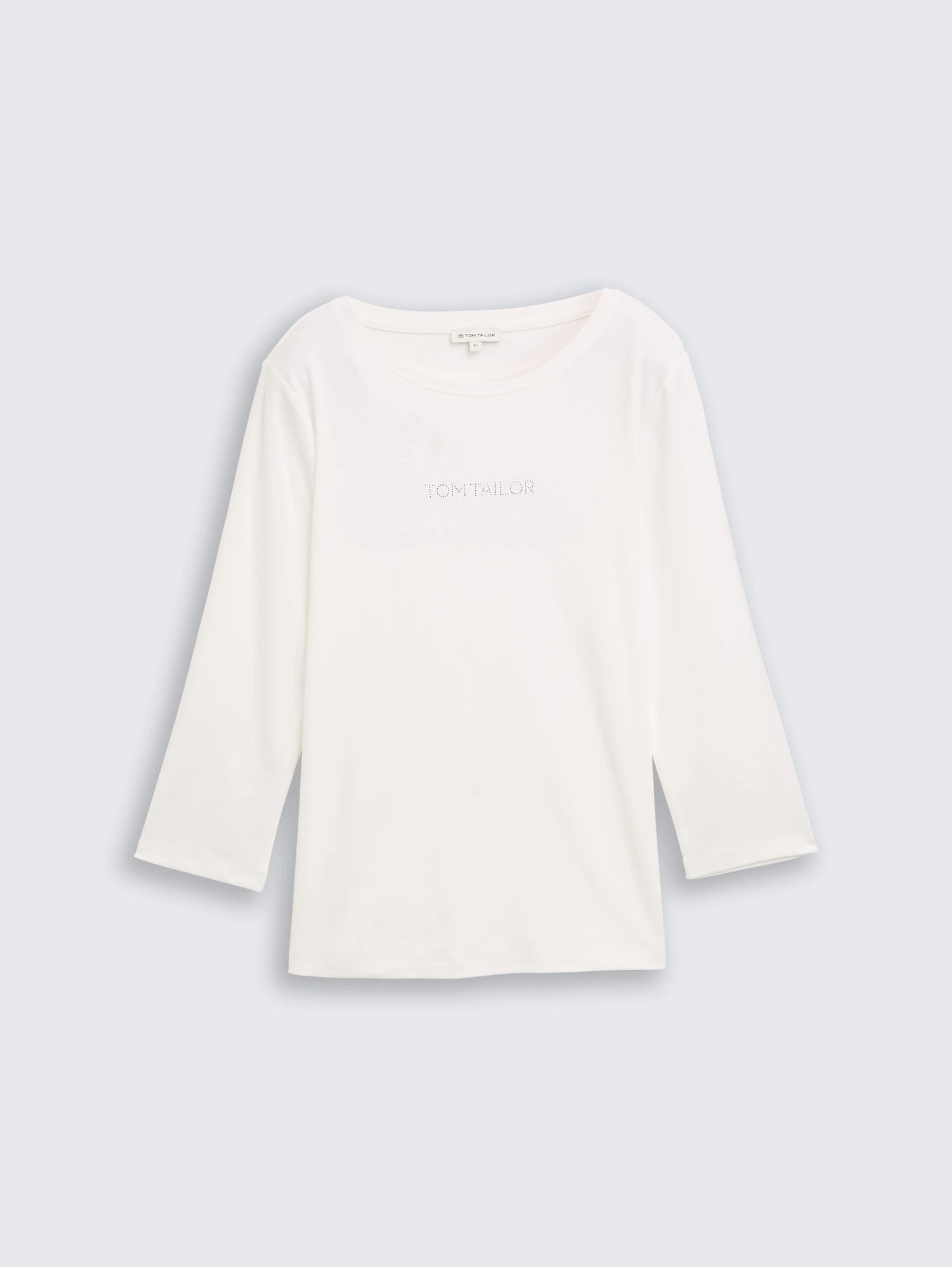Tom Tailor_0_Slim Fit Long-Sleeved Shirt with Glitter Logo_1048941_10315_04