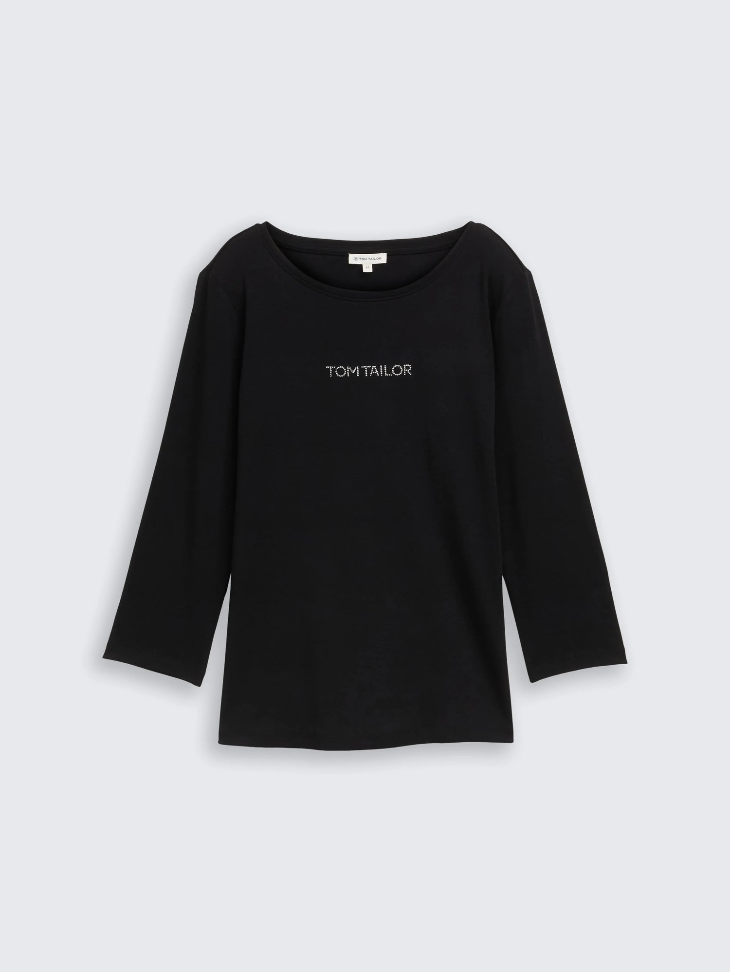 Tom Tailor_0_Slim Fit Long-Sleeved Shirt with Glitter Logo_1048941_14482_04