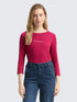 Tom Tailor_0_Slim Fit Long-Sleeved Shirt with Glitter Logo_1048941_38999_01