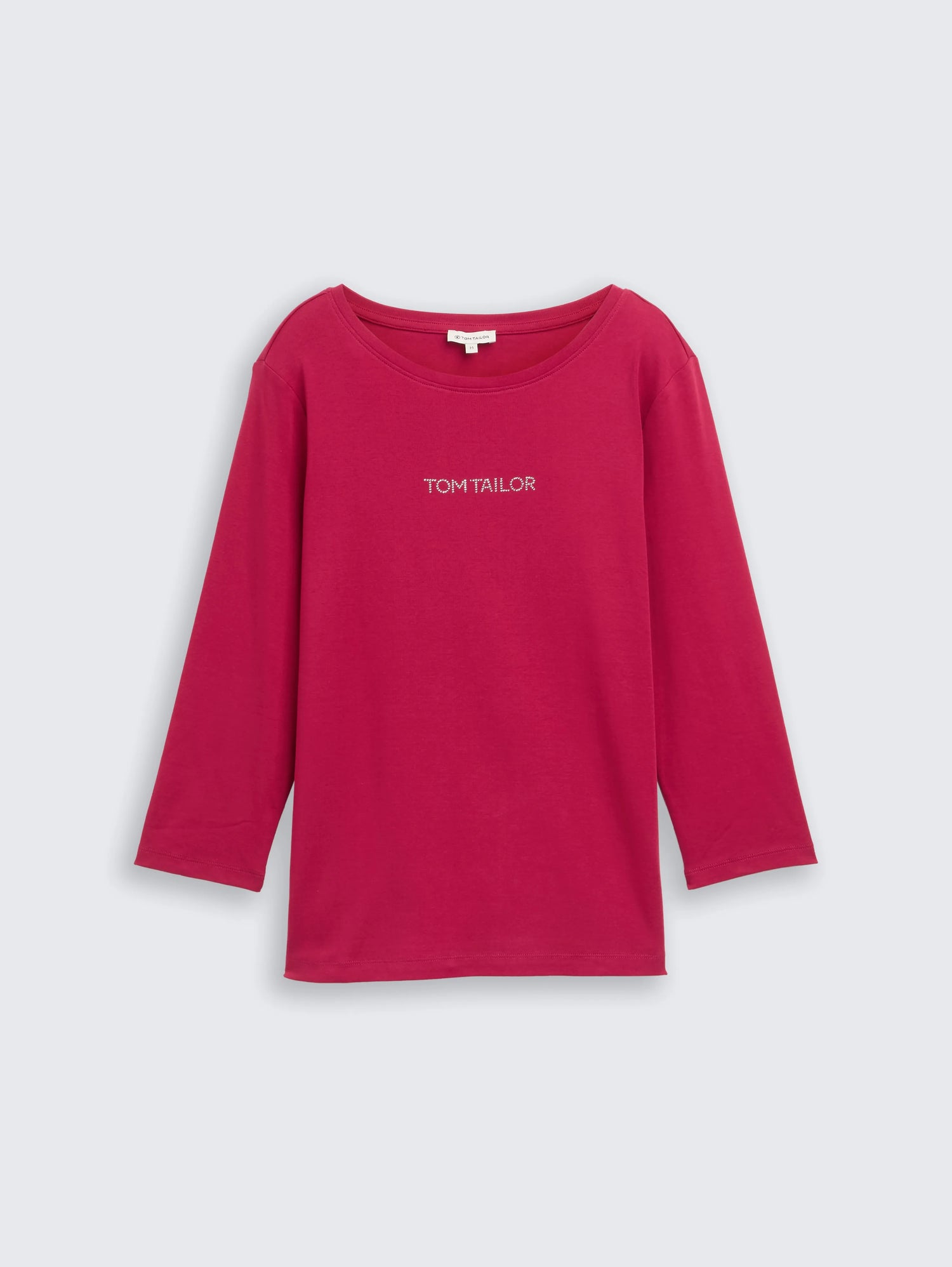 Tom Tailor_0_Slim Fit Long-Sleeved Shirt with Glitter Logo_1048941_38999_04