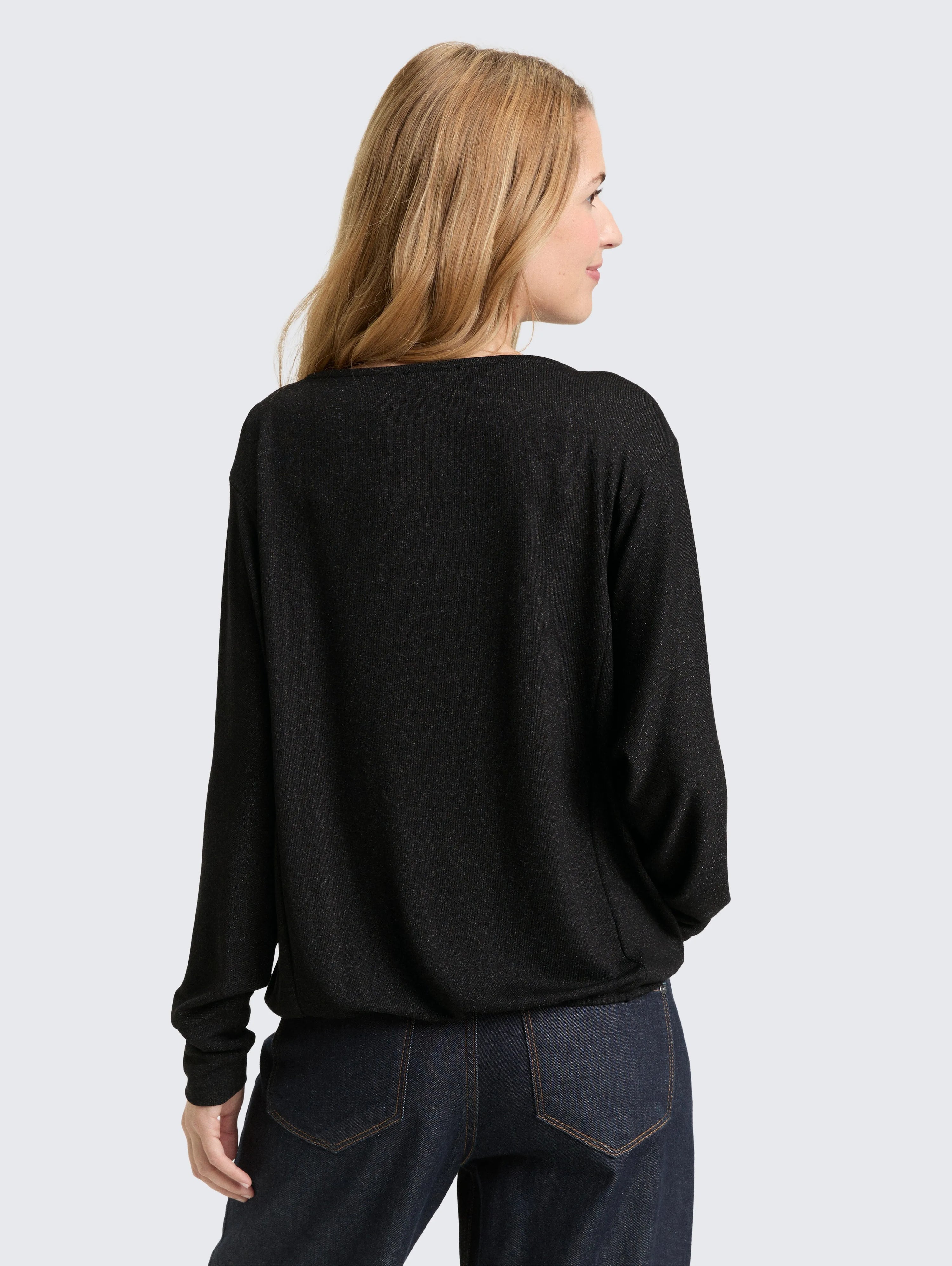 Tom Tailor_Gray_Loose Fit Long-Sleeved Shirt with Glitter Effect_1048945_14482_03