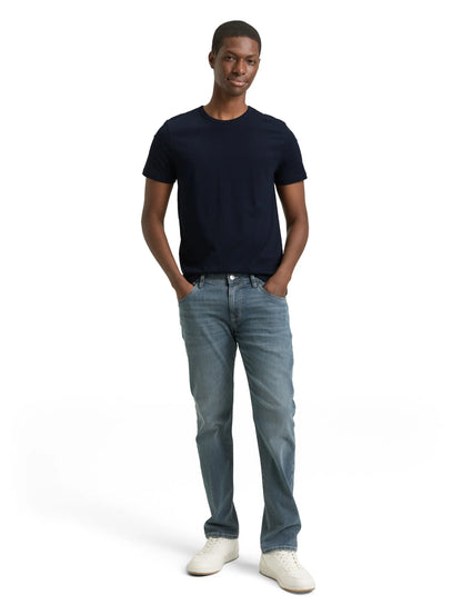 Denim Tom Tailor Sky Captain Blue Men Slim Fit Cotton T-Shirt SKU: 1048995_10668 Image 01
