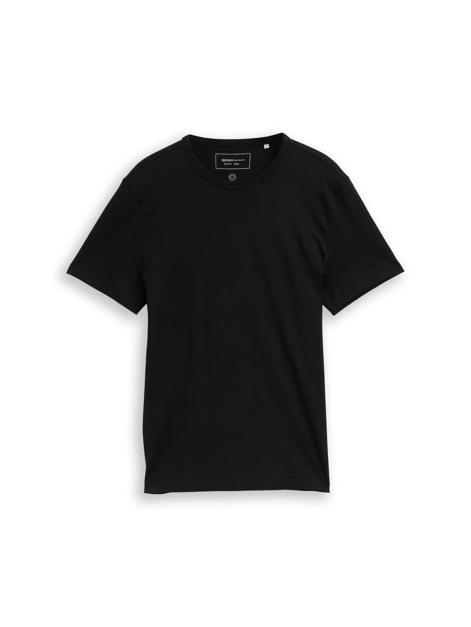 Denim Tom Tailor Black Men Slim Fit Cotton T-Shirt SKU: 1048995_29999 Image 06