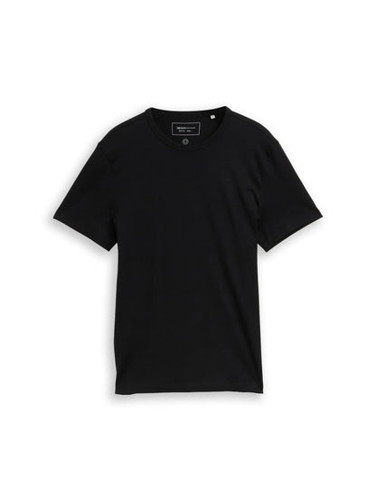 Denim Tom Tailor Black Men Slim Fit Cotton T-Shirt SKU: 1048995_29999 Image 06