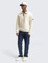 Tom Tailor_Blue_Troyer Sweatshirt with Logo Badge_1049006_12906_01