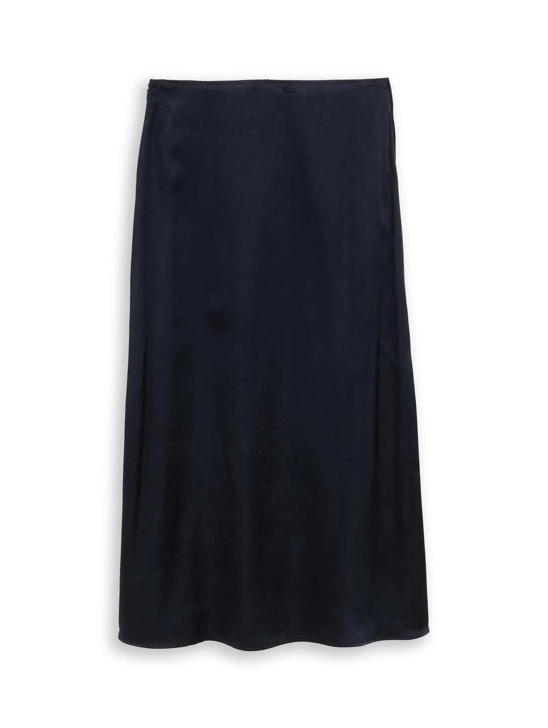 Tom Tailor Sky Captain Blue Women High-Waisted Satin Midi Skirt SKU: 1049008_10668 Image 01