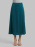 Tom Tailor Deep Meadow Green Women High-Waisted Satin Midi Skirt SKU: 1049008_12818 Image 00