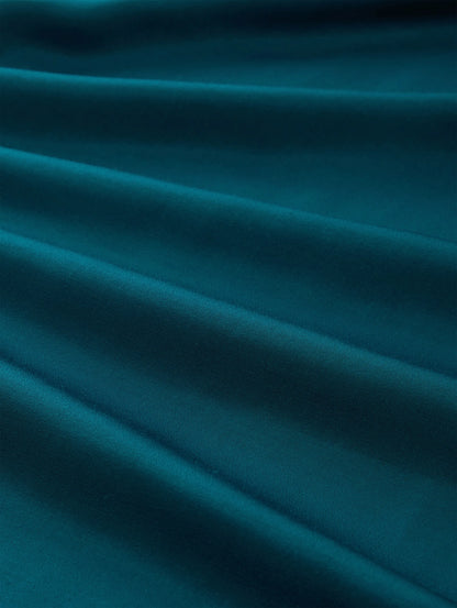 Tom Tailor Deep Meadow Green Women High-Waisted Satin Midi Skirt SKU: 1049008_12818 Image 02