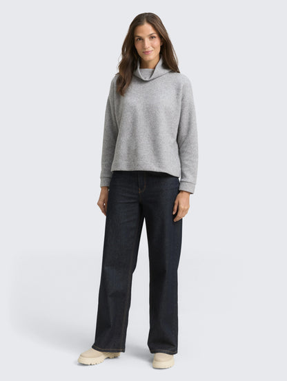 Tom Tailor_0_Loose Fit Sweatshirt with Roll Neck_1049012_21373_01