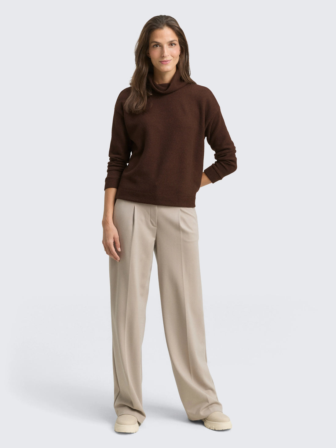 Tom Tailor_0_Loose Fit Sweatshirt with Roll Neck_1049012_39062_01