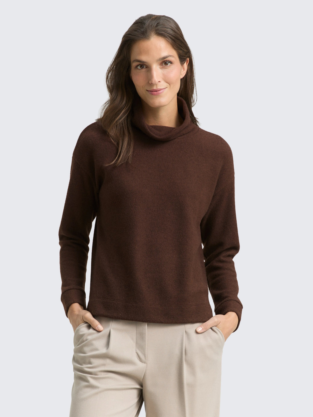 Tom Tailor_0_Loose Fit Sweatshirt with Roll Neck_1049012_39062_02