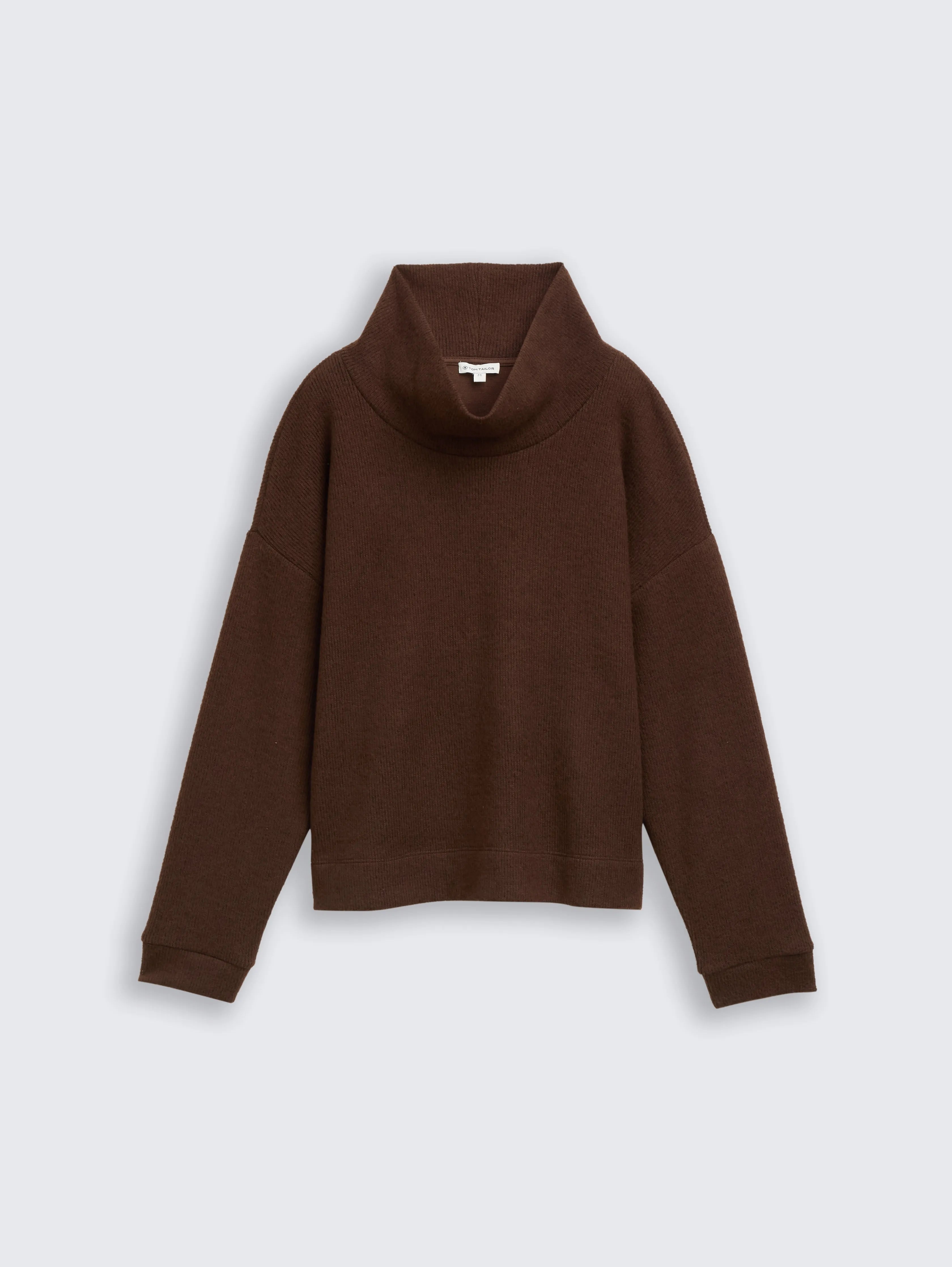Tom Tailor_0_Loose Fit Sweatshirt with Roll Neck_1049012_39062_04