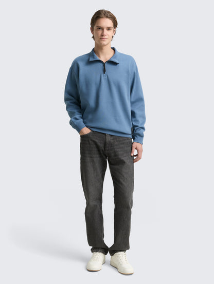 Tom Tailor_0_Troyer Sweatshirt with Logo Badge_1049013_28969_02