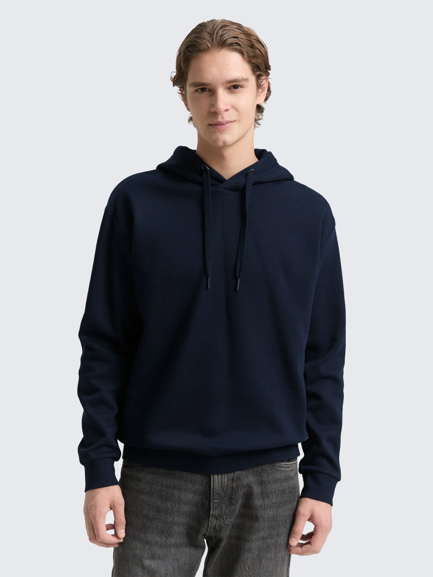 Tom Tailor_Beige_Hoodie Sweatshirt with Logo Badge_1049017_10668_02
