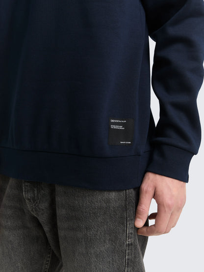 Tom Tailor_Beige_Hoodie Sweatshirt with Logo Badge_1049017_10668_05