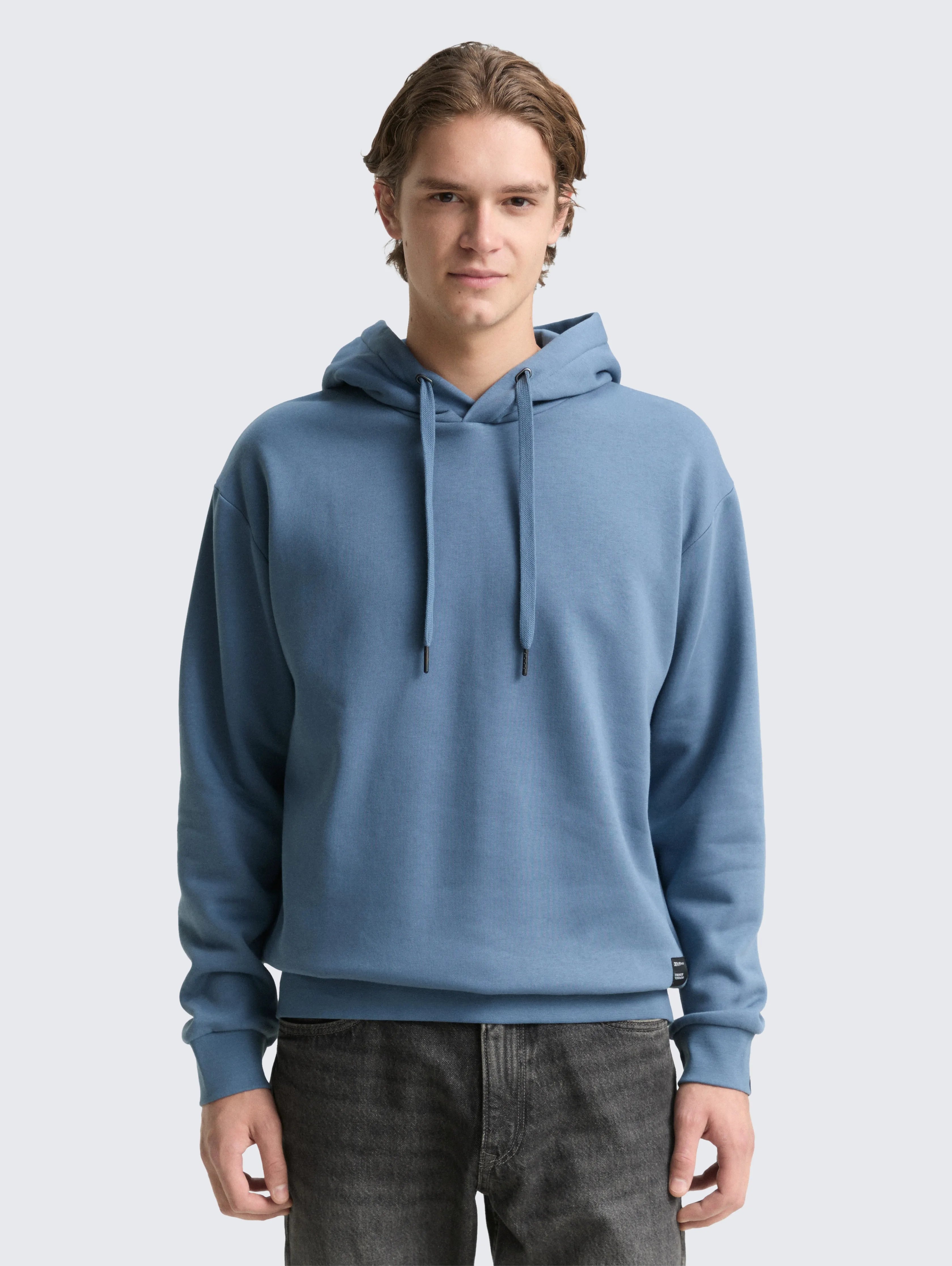 Tom Tailor_Blue_Hoodie Sweatshirt with Logo Badge_1049017_28969_02
