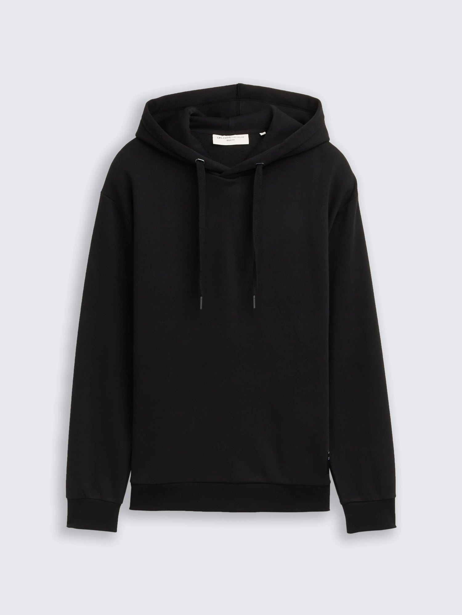 Tom Tailor_Black_Hoodie Sweatshirt with Logo Badge_1049017_29999_04