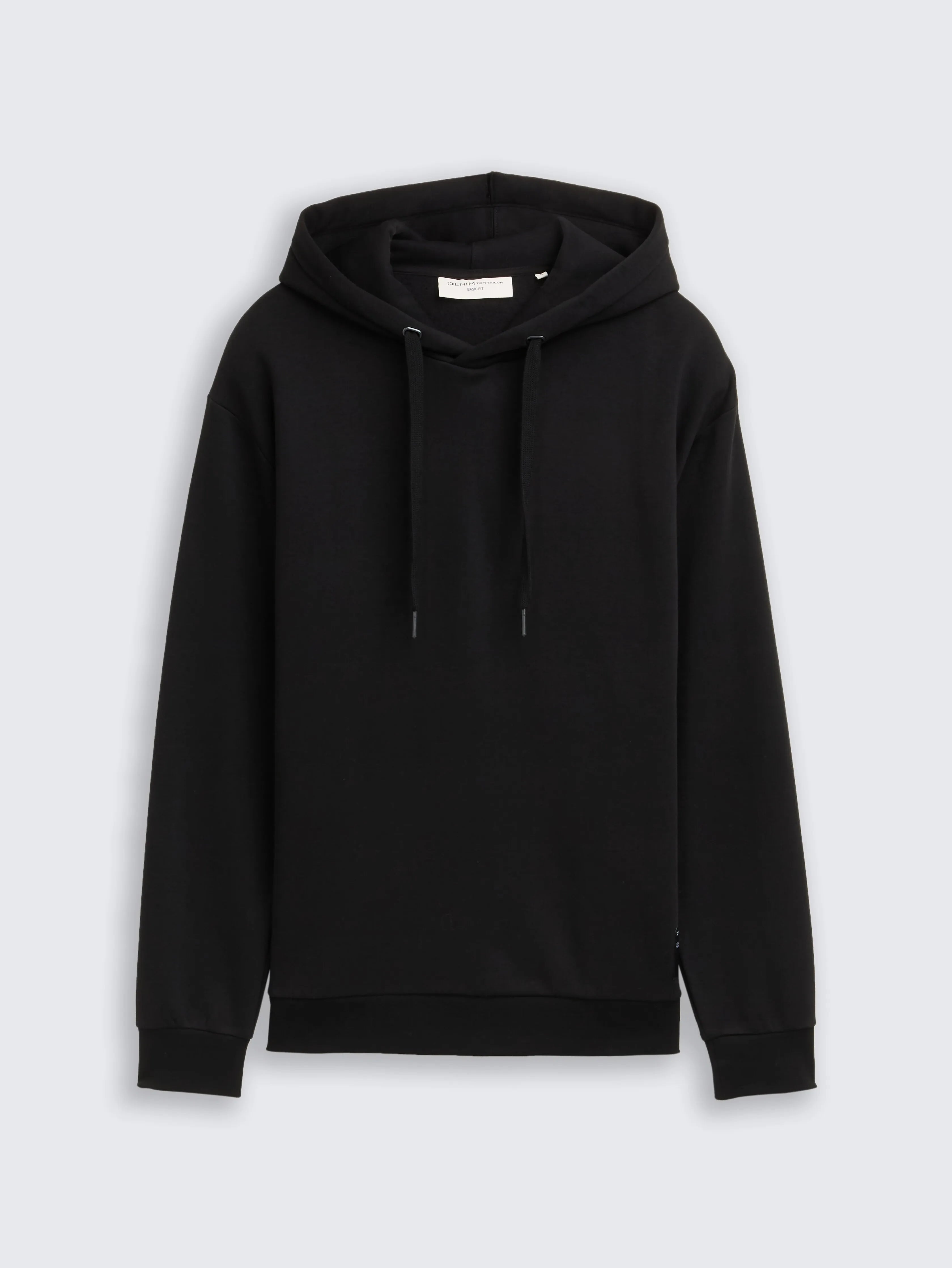 Tom Tailor_Black_Hoodie Sweatshirt with Logo Badge_1049017_29999_04