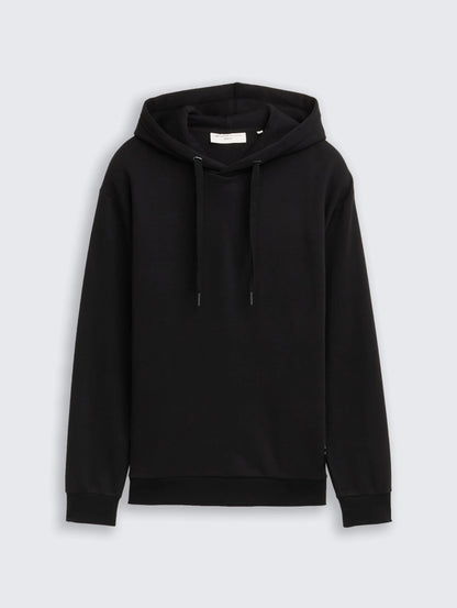 Tom Tailor_Black_Hoodie Sweatshirt with Logo Badge_1049017_29999_04