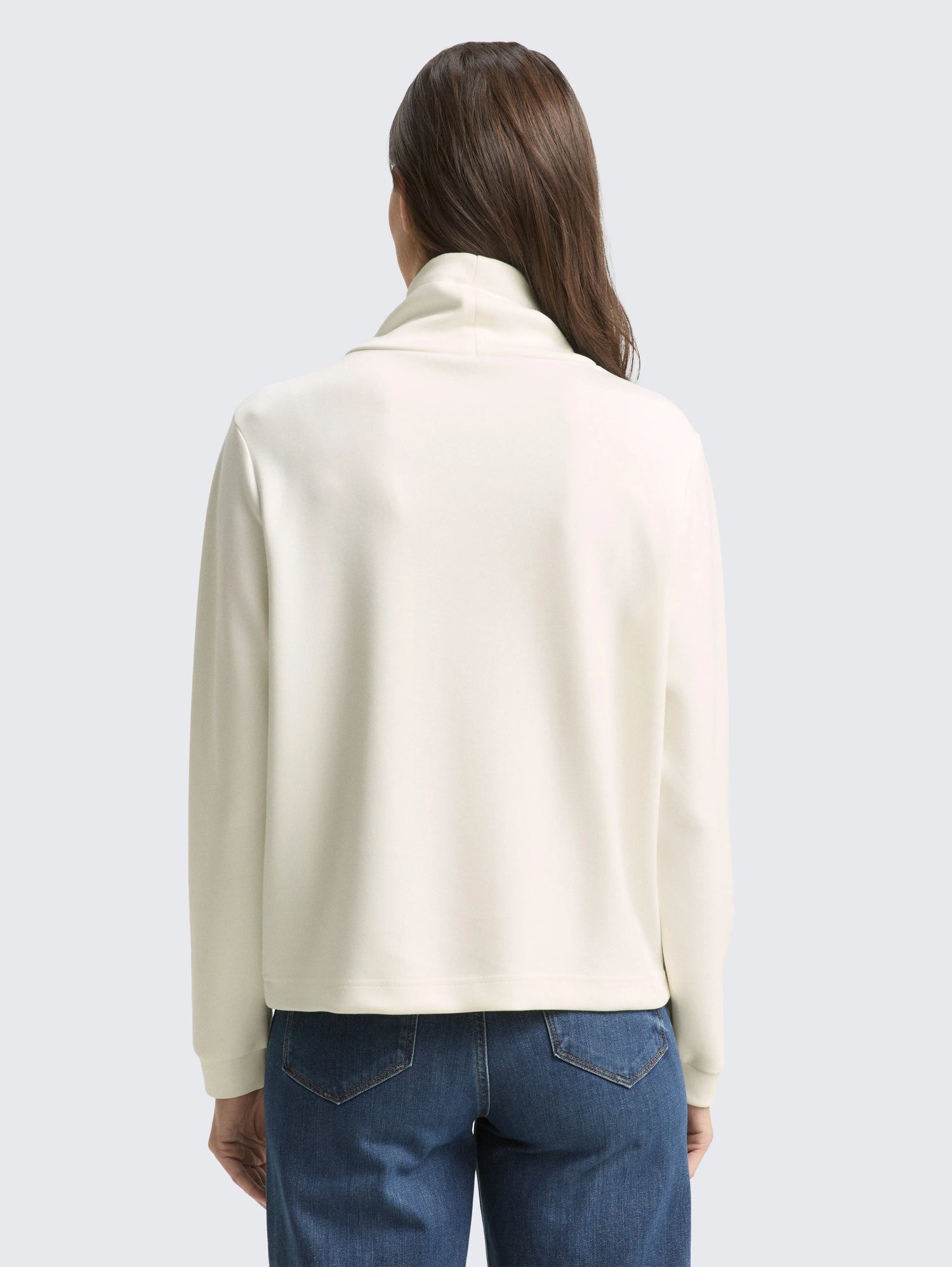 Tom Tailor_Brown_Scuba Sweatshirt with Stand-Up Collar_1049025_10315_03