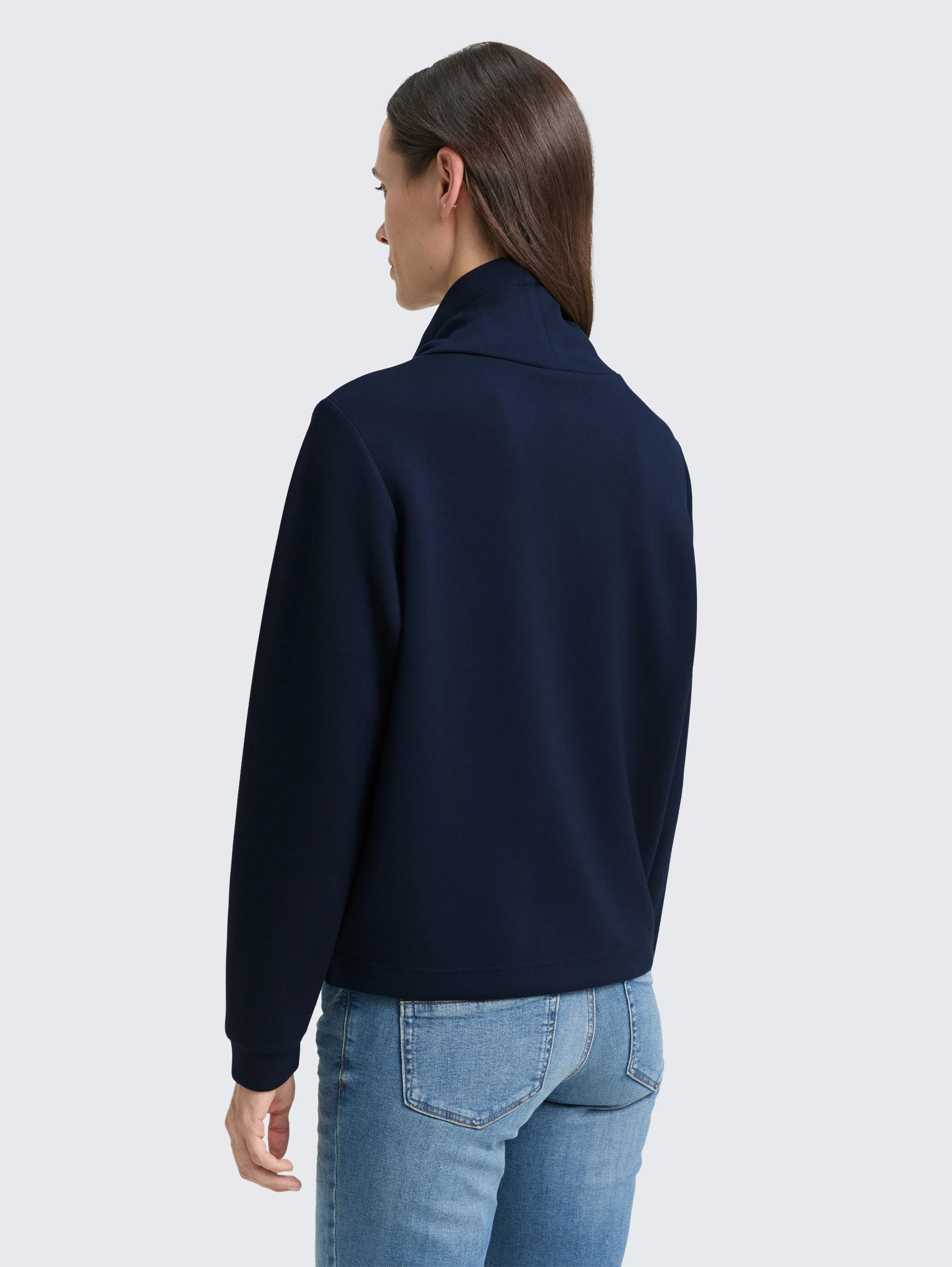 Tom Tailor_Brown_Scuba Sweatshirt with Stand-Up Collar_1049025_10668_03