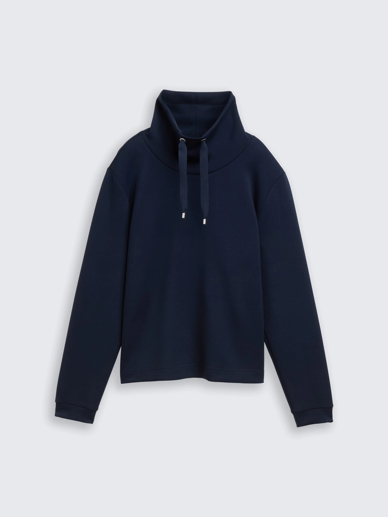 Tom Tailor_Brown_Scuba Sweatshirt with Stand-Up Collar_1049025_10668_04