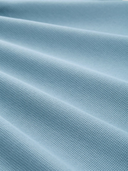 Denim Tom Tailor Citadel Blue Men T-Shirt with Waffle Texture SKU: 1049041_30118 Image 05