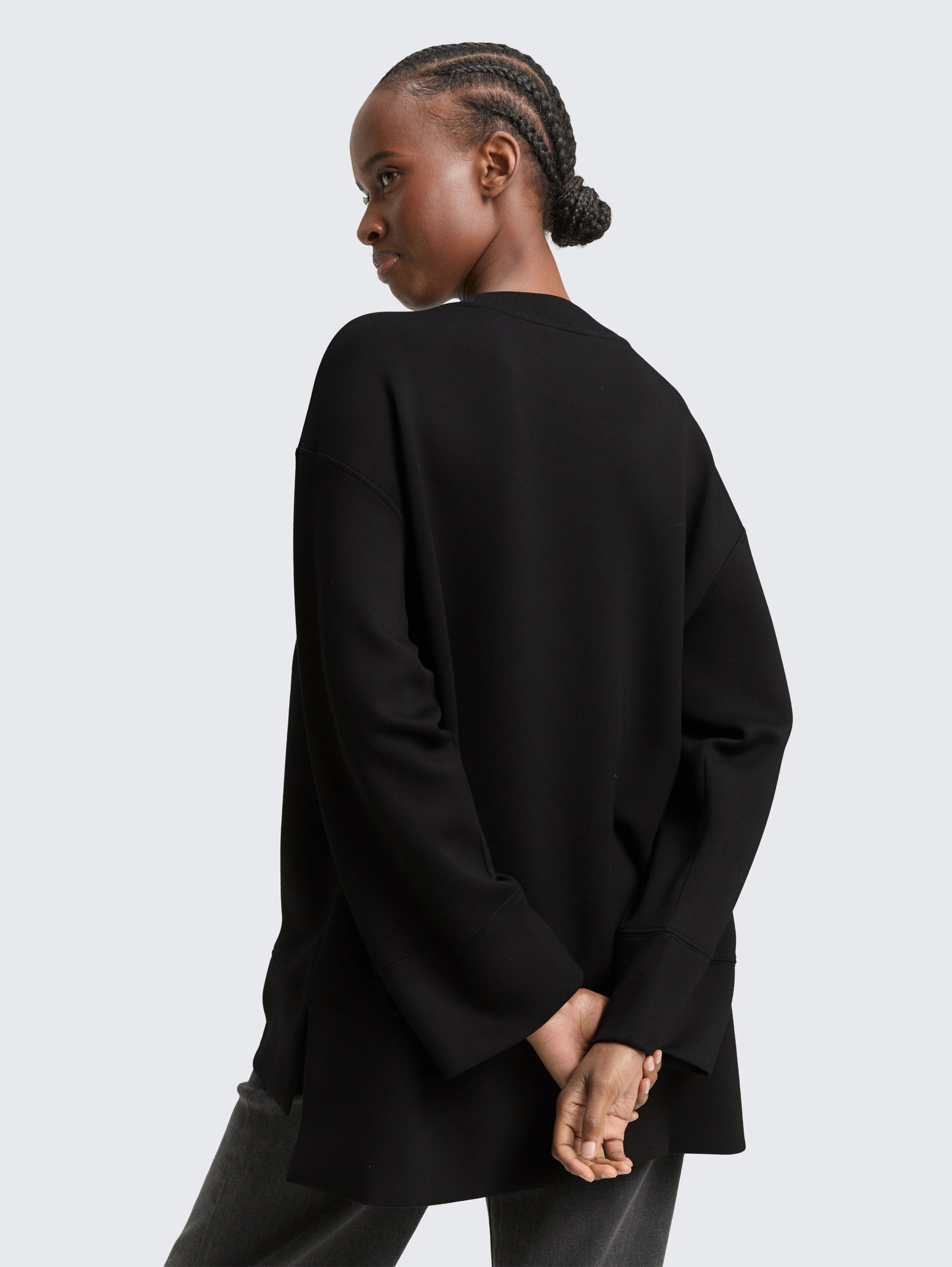 Tom Tailor_Gray_Oversized Scuba Sweatshirt_1049046_14482_03