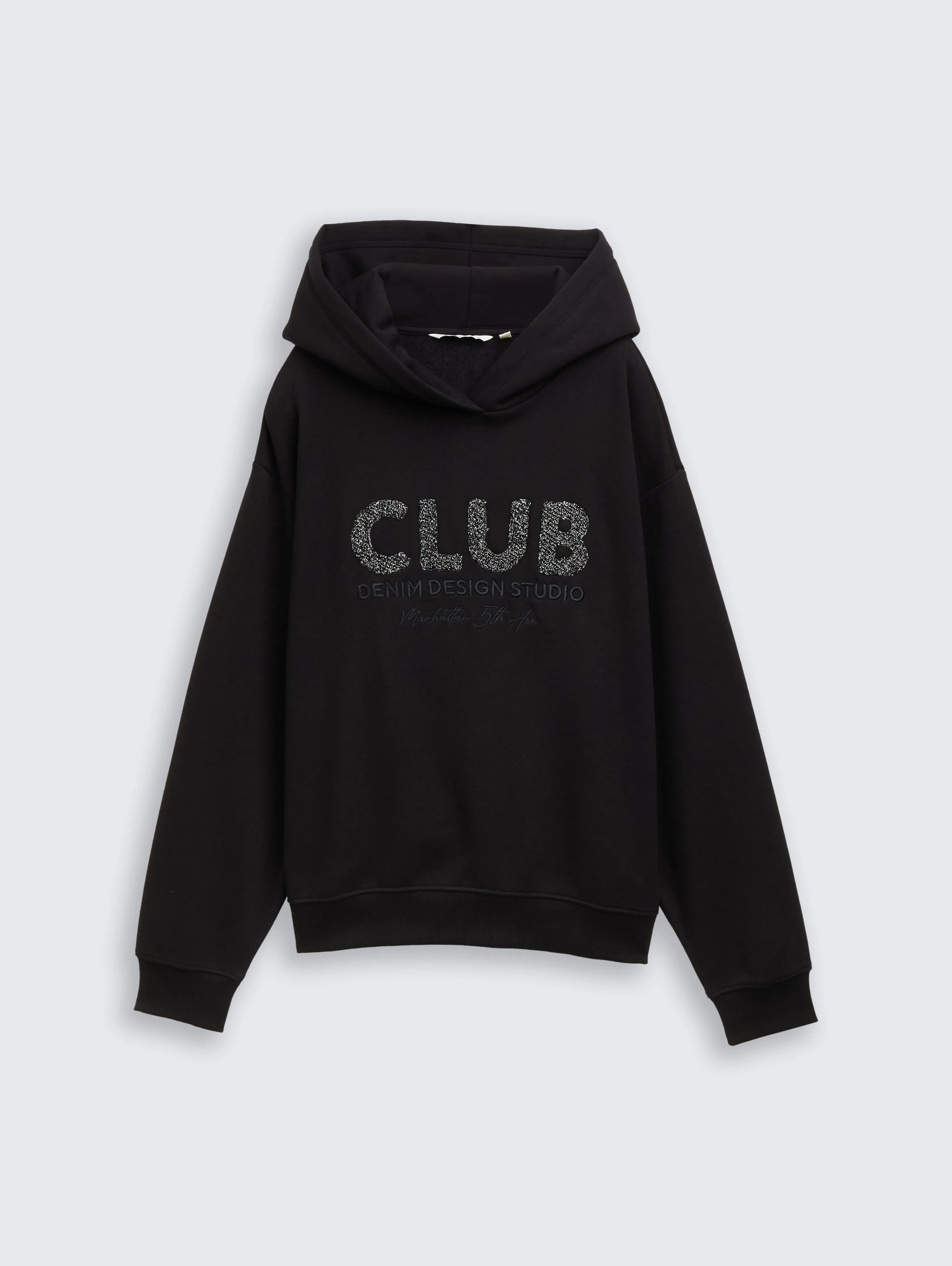 Tom Tailor_Gray_Oversized Hoodie Sweatshirt with Glitter AppliquŽ_1049050_14482_04
