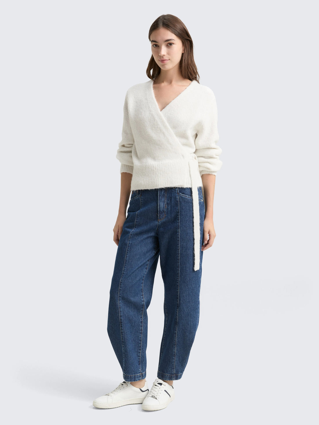 Tom Tailor_Beige_Relaxed Fit Wrap Cardigan_1049070_10396_01