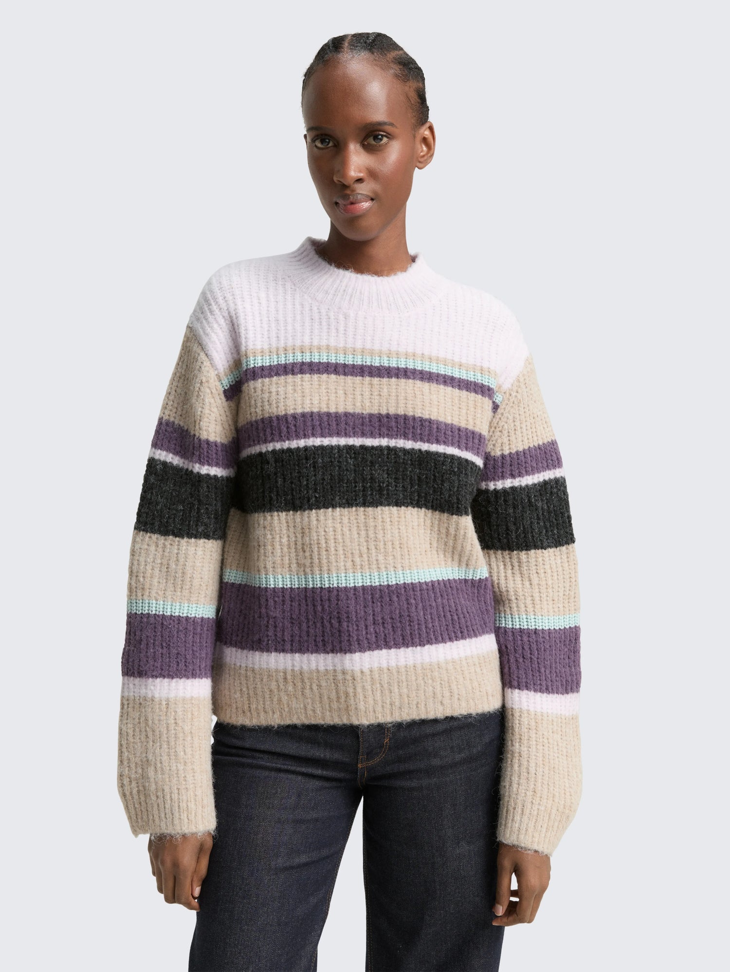Tom Tailor_Multi-Color_Relaxed Fit Knitted Jumper with Striped Pattern_1049075_39164_02