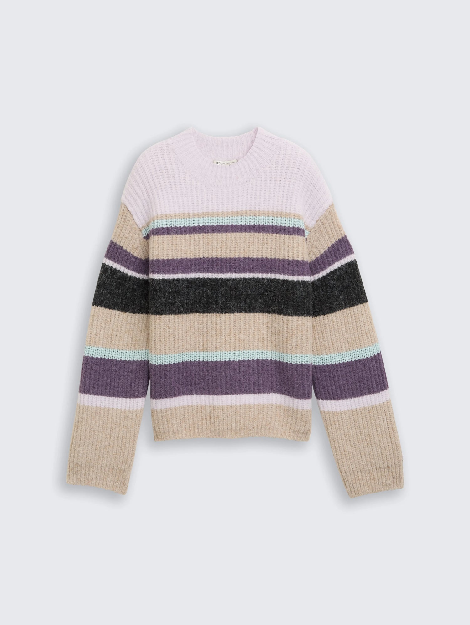 Tom Tailor_Multi-Color_Relaxed Fit Knitted Jumper with Striped Pattern_1049075_39164_04